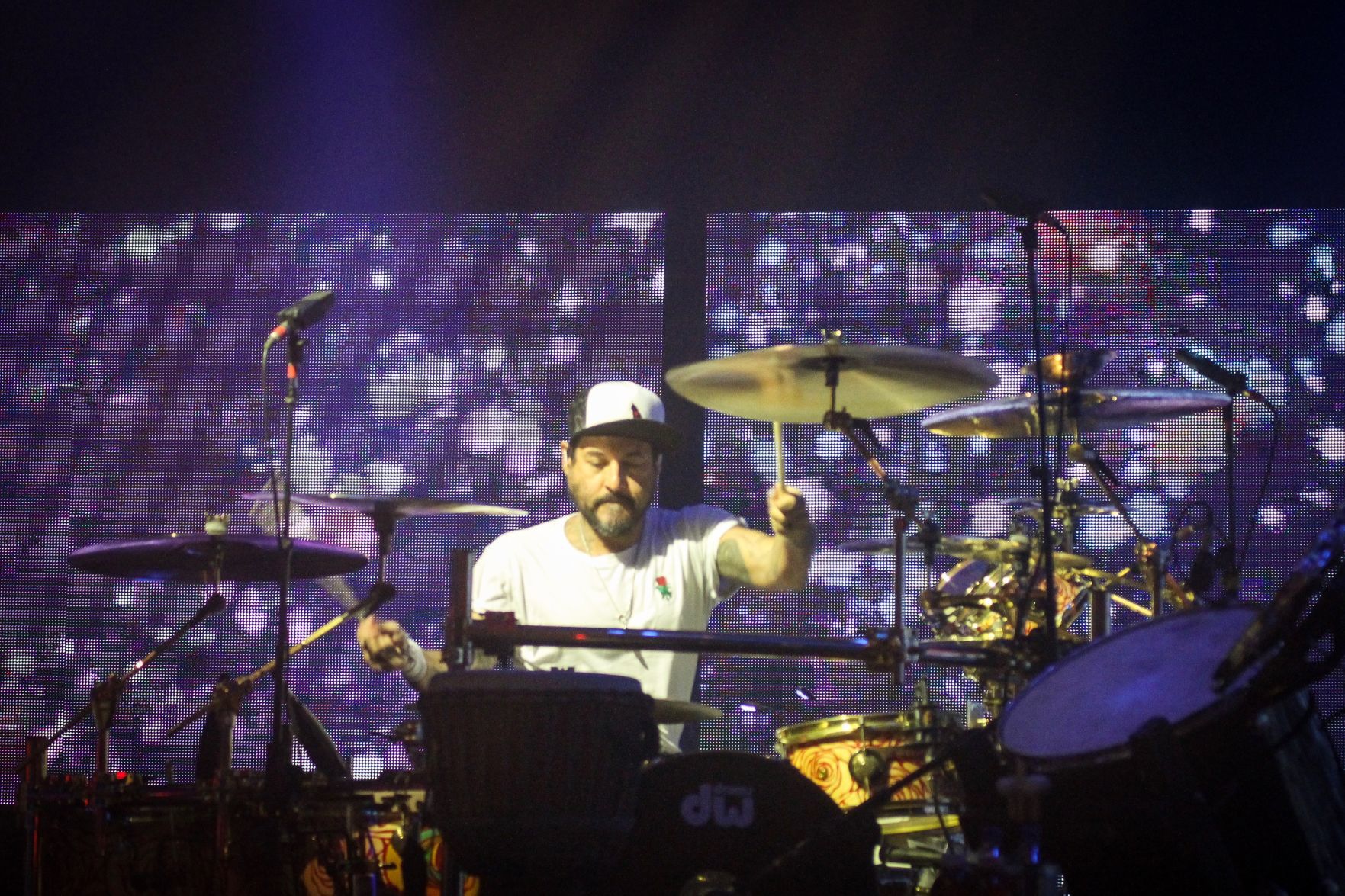 Jose Pasillas performs with Incubus at the Orpheum Theater on Oct. 19, 2019.